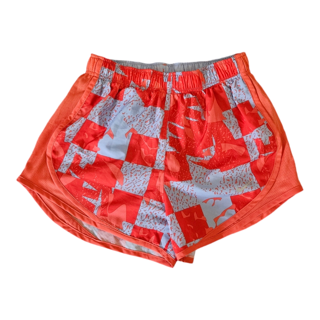 Nike Dri Fit Shorts Women's Size Xs Liner Orange Blue